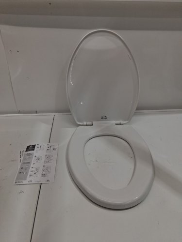 BEMIS slow close easy clean toilet seat - Elongated 18.5" - White - ( model: 7300SLEC 000 ) image 2