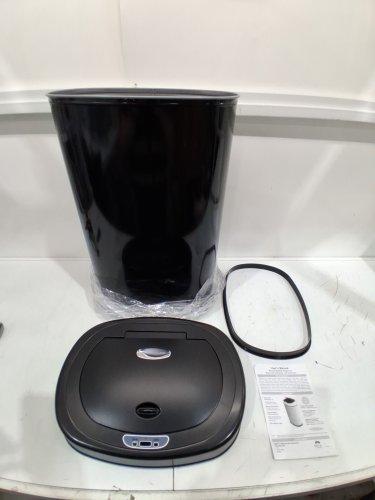 NINESTARS Oval Motion Sensor Trash Can - 50L - BLACK (MODEL-DZT-50-9BK) image 4