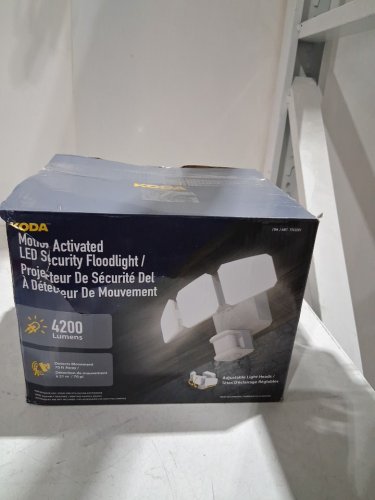Koda LED motion activated security light - 240° sensor - 70ft Range - 4200LM - WHITE (Model: 1763201) image 4