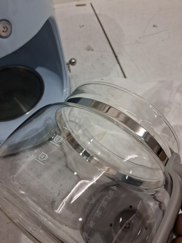 SMEG 1950's retro style digital display coffee maker - 10 cups - pastel blue (model : DCF02PBUS) image 6