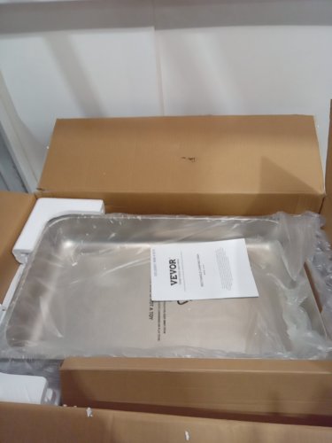 4PK Rectangle Chafing Dish Buffet Set - 2 Full Size and 4 Half Size - 8QT  each - STAINLESS STEEL/gold (model:hz-433) image 4