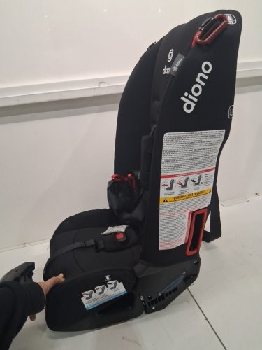 DIONO RADIAN 3R 3-IN-1 CONVERTIBLE REAR/FORWARD FACING CAR SEAT FOR UPTO 10 YEARS - 120LBS CAP - JET BLACK (MODEL: 50620-NA-01) image 4