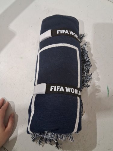 fifa world cup  throw tapestry blanket - 50" x 60" - Blue/White/grey (model: 1991361) image 2