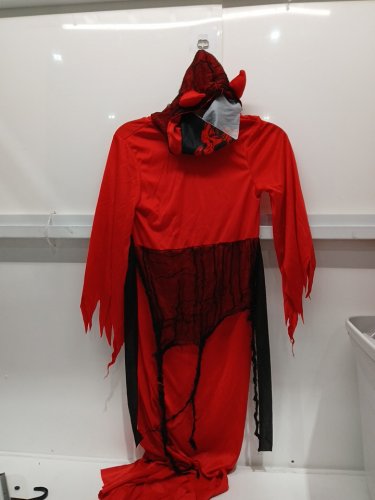 BOYS PARTYHOLIC THE KING OF HELL COSTUME - OSFM - RED/BLACK (STYLE: 13222) image 2