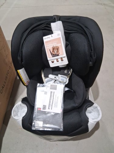 Cybex Callisto G 360 Rotating All-in-One Convertible Car Seat - 120LBS MAX - Moon Black image 3
