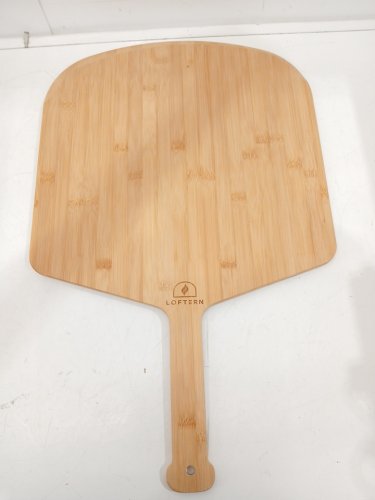 LOFTERN Bamboo wood pizza peel with size engraving - 16" - wood/beige image 4