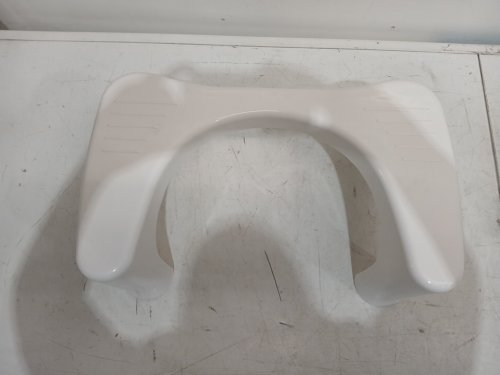 Squatty Potty the original Simple Toilet/bathroom Stool  with flushable wipes - 7" x 18" - WHITE (MODEL: SP-SIMPLE-OS) image 3