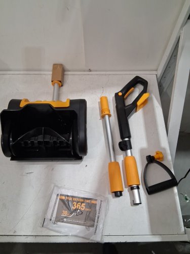 cordless electric snow shovel for DeWalt 20V Battery - *tool only* - 11" - yellow/black - (model: HL-XC-01) image 3