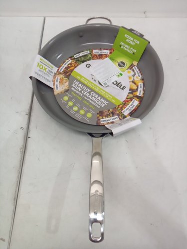 GreenPan "The Big Fry" Non-Stick Frypan - PFAS-free - dishwasher and oven safe - 14" - Grey (model: 1972977) image 2
