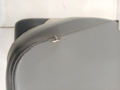 Tourney Special Boat Seat - 17.5" x 17" x 22" - Orange/Grey image 5