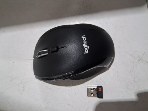 LOGITECH M705 MARATHON WIRELESS MOUSE WITH 5 PROGRAMMABLE BUTTONS, - 2.4 GHZ USB UNIFYING RECEIVER - BLACK (MODEL:‎ M-R0073) image 3