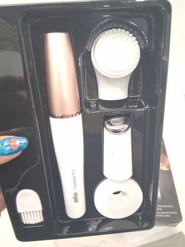 Braun Facespa Pro Facial Epilator With 3 Extras - White/bronze (Model: 5366) image 4