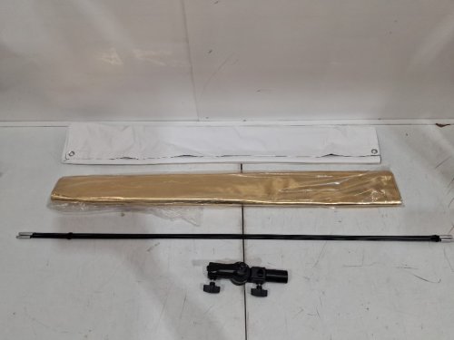 Neewer FLAT PANEL LIGHT REFLECTOR WITH 360° Rotating Holding Bracket and Carrying Bag - 35" X 70" - GOLD/SILVER AND WHITE/BLACK (MODEL: RF-0918) image 4