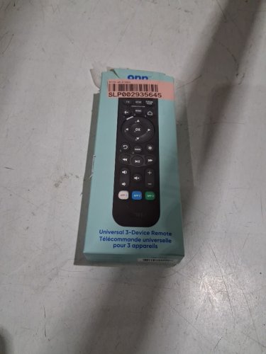 ONN. 3-DEVICE UNIVERSAL REMOTE CONTROL - COMPATIBLE WITH ALL MAJOR BRANDS - BLACK image 4