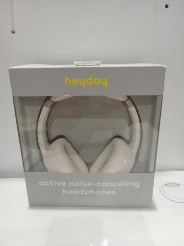Heyday Active Noise-cancelling Bluetooth Wireless Over-Ear Headphones - Soft White (Model: 008 07 4925) image 2