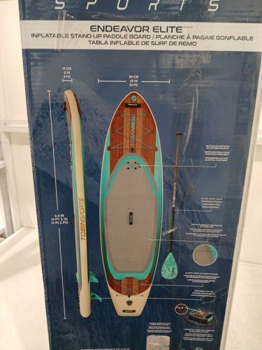 tobin sports endeavor elite inflatable paddleboard - 11ft - multi-colour (model: 1819502) image 4