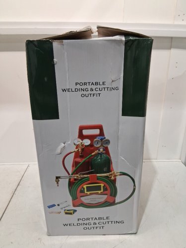 CLINSEY Professional Portable Oxygen Acetylene Oxy Welding Cutting Torch Kit with Gas Tank - 12FT HOSE - MULTICOLOR (model:HYZZBI127) image 3