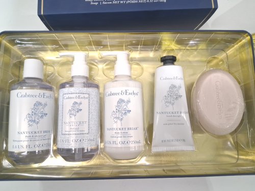 5pc Crabtree & Evelyn Body Care Tin Set - Nantucket Briar image 4
