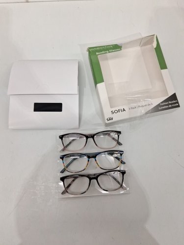 3PK Innovative Eyewear SOFIA Reading Glasses - +3.00 - Assorted Designs (Model: 8851300) image 2