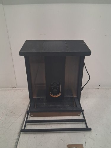 EVERGREEN SMART SOLAR CAMERA BIRD FEEDER - 1080P Full HD - 144° Vision - BLACK/NATURAL WOOD (MODEL: 1934060) image 2