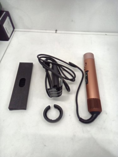 6PC DYSON i.d curly + coily airwrap multi styler and hair dryer with bluetooth - amber silk ( model: hs08) image 5