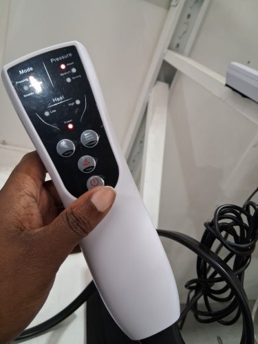 LINGTENG AIR COMPRESSION LEG MASSAGER WITH FOOT HEAT, AIR COMPRESSION LEG MASSAGER - ONE SIZE FITS MOST - BLACK image 4