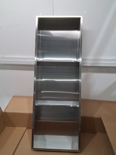 garvee stainless Steel Shower Niche - 12" x 36" - brushed nickel (model: pth_333dlfwf ) image 2