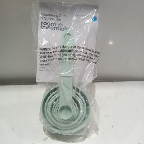 8pc Room Essentials Measuring Cup & spoon Set - dishwasher safe - Mint image 2