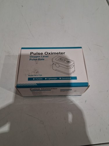 AOJ Pulse Oximeter Oxygen Level Pulse rate reader - white/black (model: AOJ-70A) image 2