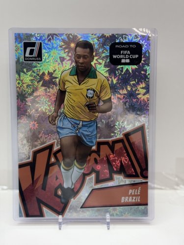 PELE - JUMBO SIZE 5"X7" PANINI DONRUSS FIFA 2026 KABOOM #23 CARD image 3