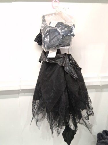 3PC GIRLS PALAMON DARK MAGIC DRAGON COSTUME - MEDIUM (8-10) - BLACK (STYLE: 40943BK) image 3