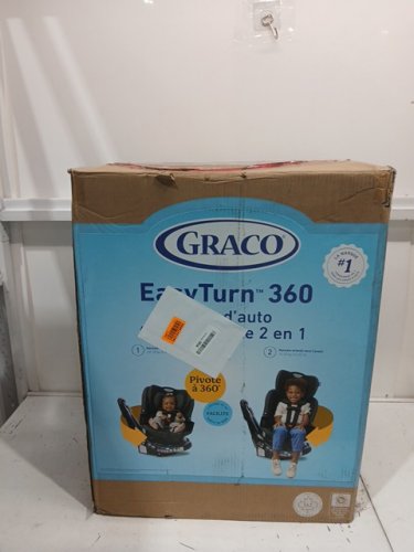 GRACO EASYTURN 360 2-IN-1 CONVERTIBLE CAR SEAT - CYRAN BLACK/GREY (MODEL: 2227897) image 2