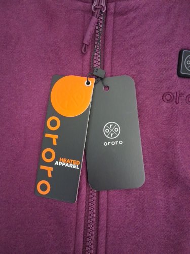Woman's ORORO Heated Fleece Vest 2.0 with 4 Heating Zones - Medium - Midnight Purple image 3