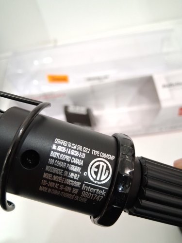 BABYLISSPRO CERAMIC CURLING IRON WITH SPRING HANDLE - 1" - BLACK (MODEL: BABC100SNC) image 4