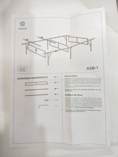 ZINUS DAWN METAL BED FRAME - TWIN - BLACK image 4