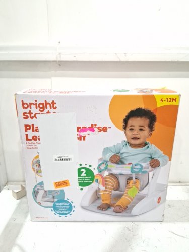 bright stars learn-to-sit portable infant chair with sensory toys & 2 seat positions - playful paradise - multicolour - (model: 12956) image 2