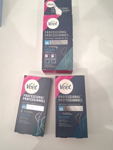 58pk VEET PROFESSIONAL Wax Strips Dry Skin image 2