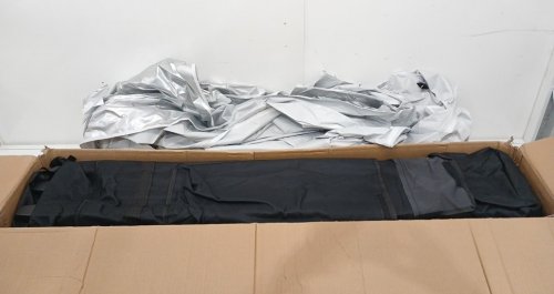 pop up waterproof canopy tent silver coasted tarp with portable roller bag and 4-sandbags - 10ft x 10ft -  silver (model: af5.1) image 3