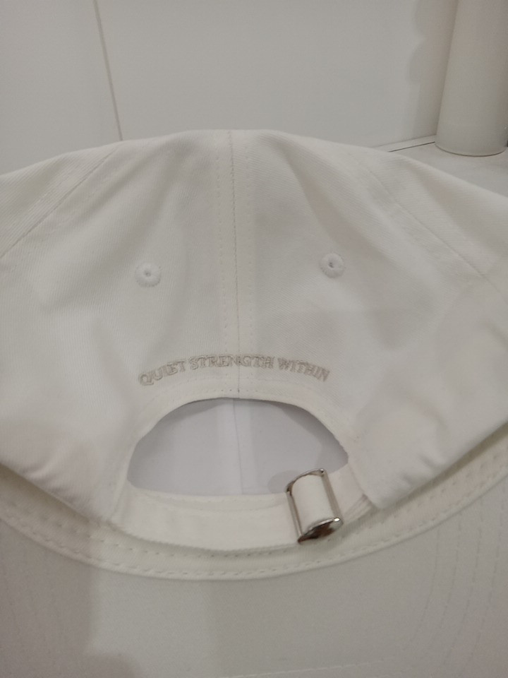 Be Resilient 100% Cotton Twill Baseball Cap - OSFM - Starlight/white image 3