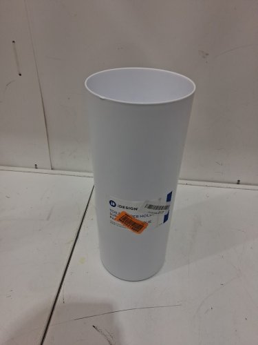 IDESIGN FREE STANDING TALL TOILET PAPER HOLDER - 15''/HOLDS UP TO 3 ROLLS - WHITE image 2
