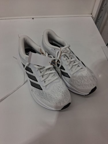 WOMENS ADIDAS RESPONSE PACE RUNNING SHOES - size 8 - WHITE/BLACK (STYLE: 1977627) image 2