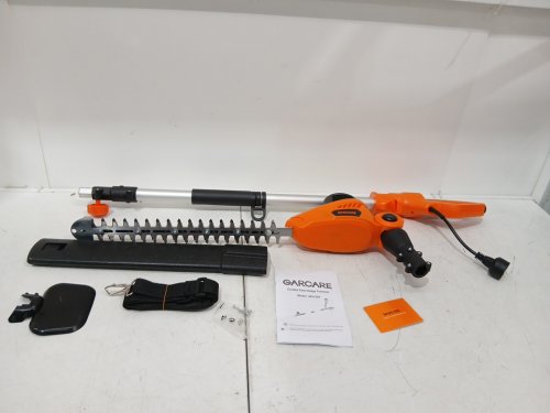 Garcare Corded Pole Hedge Trimmer / Extension Pole Saw with 18" Laser Cut Trimmer Blade - 4.8A - Extends up to 2.5m - Orange (Model: GPHT07) image 5