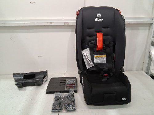 DIONO RADIAN 3R 3-IN-1 CONVERTIBLE REAR/FORWARD FACING CAR SEAT FOR UPTO 10 YEARS - 120LBS CAP - JET BLACK (MODEL: 50620-NA-01) image 2
