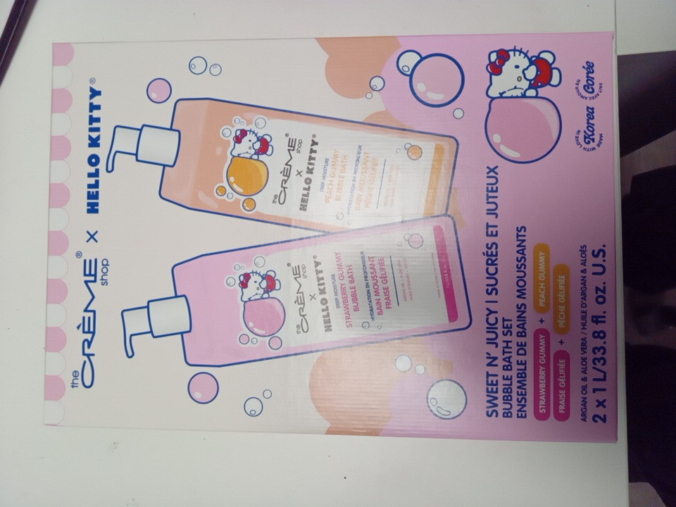 2pk The Crème Shop Hello Kitty Sweet N Juicy Bubble Bath Set - 1L - (MODEL:1896768) image 2