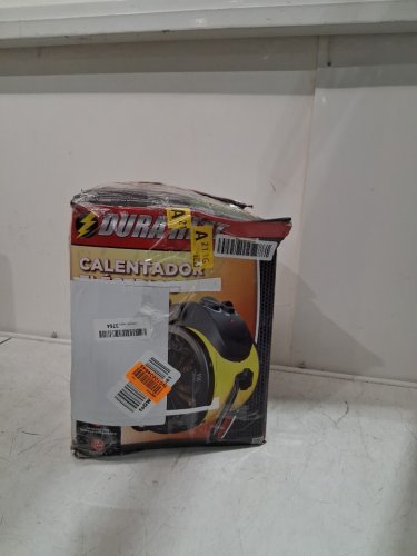 DuraHeat Forced Air Heater - up to 250sq.ft - 120v 1500w - black / yellow (model: EUH1500) image 2