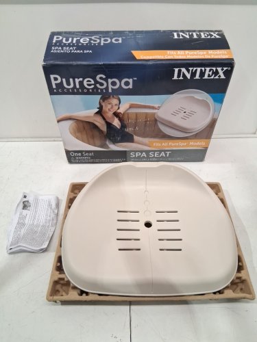 Intex PureSpa Spa Seat - Fits all PureSpa Models - 18.5" x 8.6" x 14" - beige (Model: 28502E) image 2