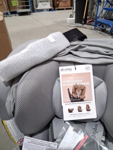 CYBEX GOLD CALLISTO G 360 ROTATING ALL-IN-ONE CONVERTIBLE CAR SEAT WITH SAFETY ASSURE PROTECTION SYSTEM - 120LBS MAX - STONE GREY (MODEL: 524000601) image 9