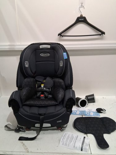 GRACO 4EVER 4-IN-1 CONVERTIBLE FROM INFANT TO TODDLER CAR SEAT with WASHABLE SEAT COVER - 4-120lb capacity - DREW STYLE /navy blue (MODEL: 2168323) image 4