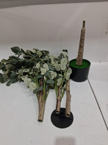 fogein fake potted eucalyptus tree - 6ft - green (model: FX7142-GN1) image 3