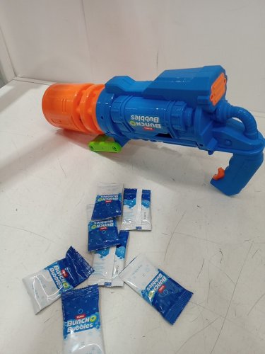 ZURU BUNCH O BUBBLES MOTORIZED BUBBLE BLASTER - 30,000 BUBBLES/MINUTE - BLUE/ORANGE (MODEL : 1851658) image 2